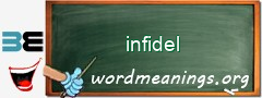 WordMeaning blackboard for infidel